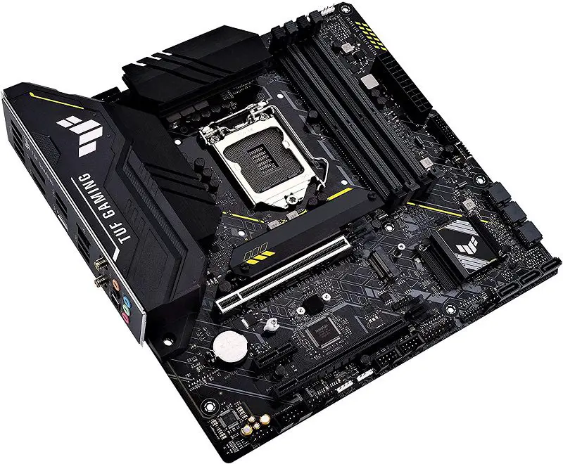 The Asus TUF Gaming B560M-Plus boasts an efficient power delivery system and comprehensive cooling options. It likewise supports faster memory and storage than other boards in its price range. All this makes it a strong foundation for your DIY build. 
