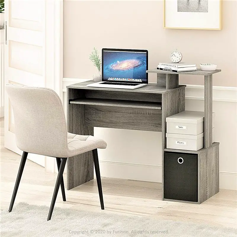 Furinno manufactures a wide array of desks. What we like about the Furinno Econ Multipurpose Home Office Computer Writing Desk is its price. 
