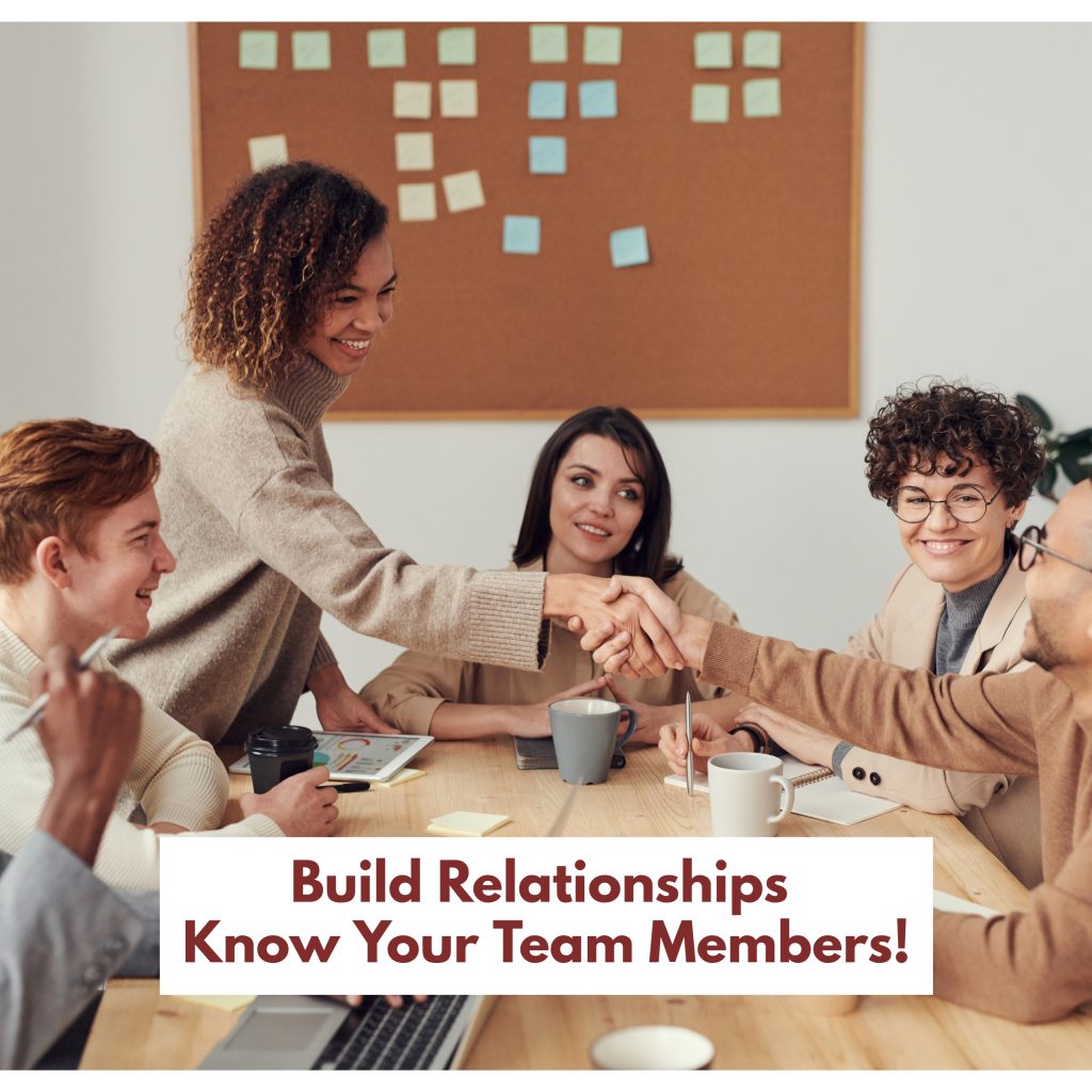 Developing strong relationships with your team is a key factor in becoming a great leader - get to know your colleagues!