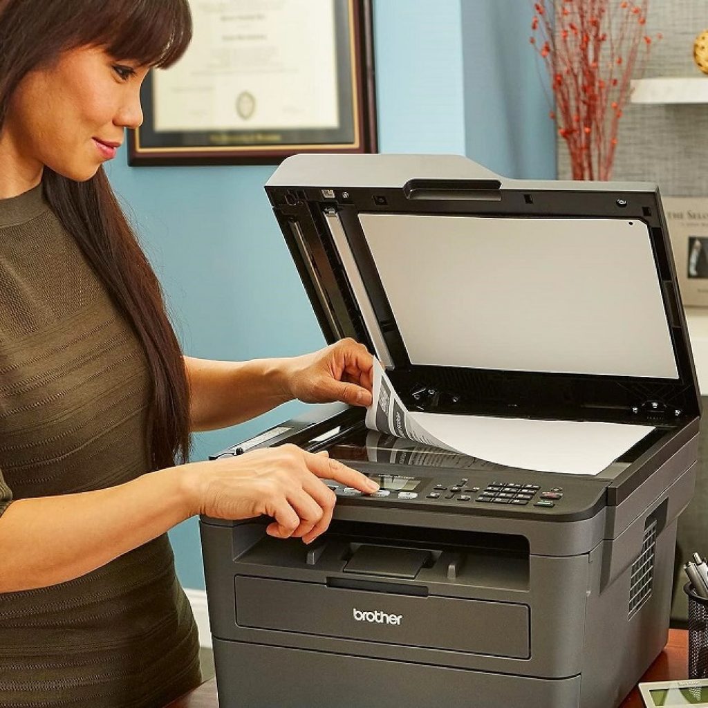 Brother designed the MFCL2717DW as a multi-purpose office printer. This means you can print, copy, scan, and even send a fax directly from this office printer.